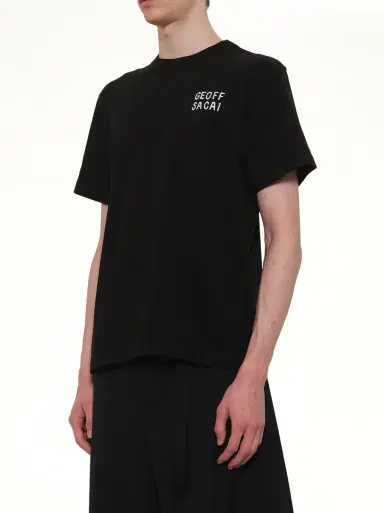 Sacai Geoff Sacai Embroidery T-shirt | Thumbnail 2 Sacai Geoff Sacai Embroidery T-shirt | Thumbnail 2