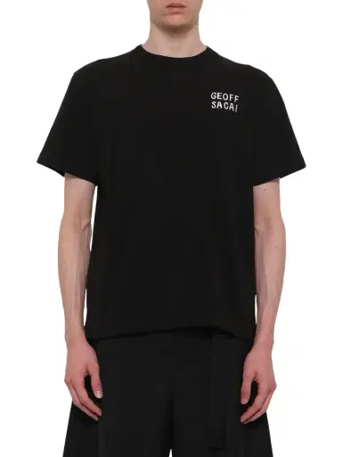 Sacai Geoff Sacai Embroidery T-shirt | Thumbnail 1 Sacai Geoff Sacai Embroidery T-shirt | Thumbnail 1