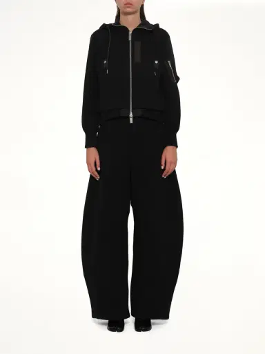Sacai Sponge Sweat x Nylon Twill Small Hoodie | Thumbnail 7 Sacai Sponge Sweat x Nylon Twill Small Hoodie | Thumbnail 7