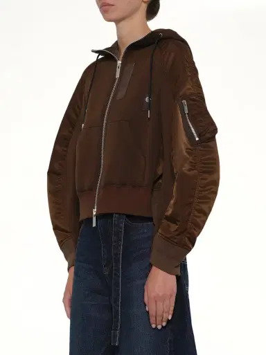 Sacai Sponge Sweat Hoodie | Thumbnail 2 Sacai Sponge Sweat Hoodie | Thumbnail 2