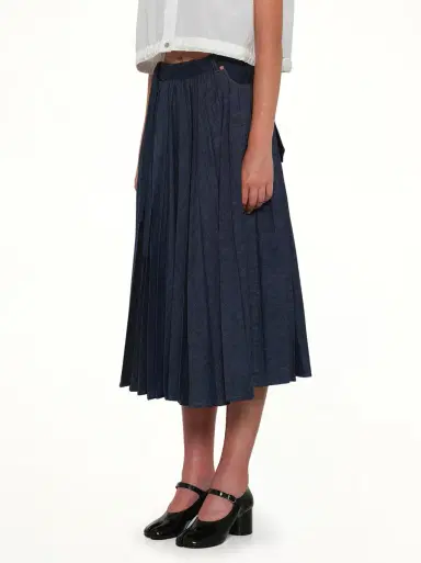 Sacai Denim Skirt | Thumbnail 2 Sacai Denim Skirt | Thumbnail 2