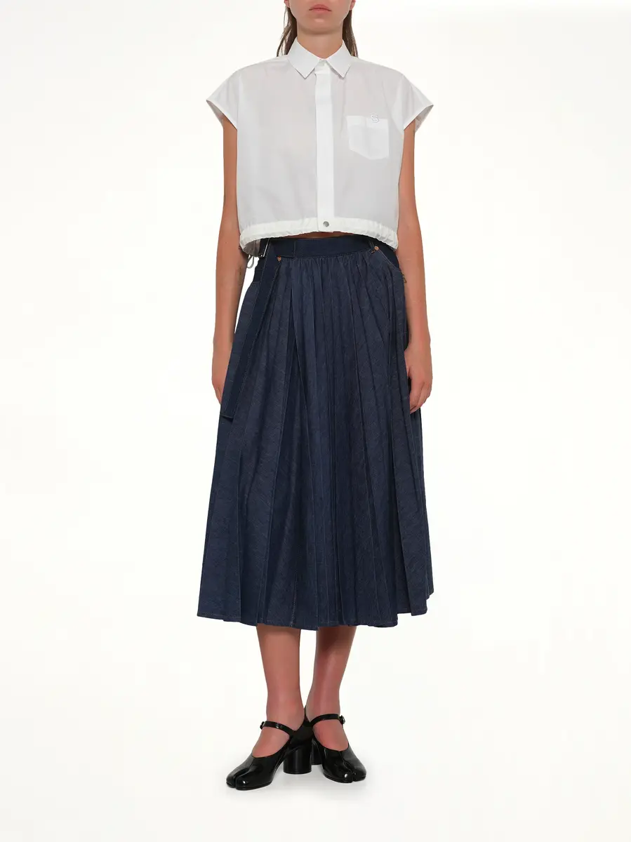 Sacai Denim Skirt | Thumbnail 4 Sacai Denim Skirt | Thumbnail 4