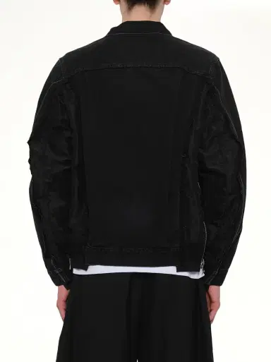 Sacai Denim x Nylon Twill Jacket | Thumbnail 5 Sacai Denim x Nylon Twill Jacket | Thumbnail 5