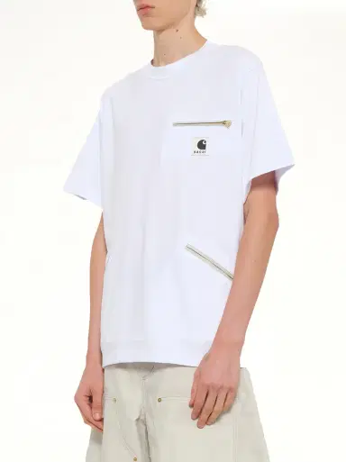Sacai Carhartt Wip Cotton Jersey T-shirt | Thumbnail 3 Sacai Carhartt Wip Cotton Jersey T-shirt | Thumbnail 3
