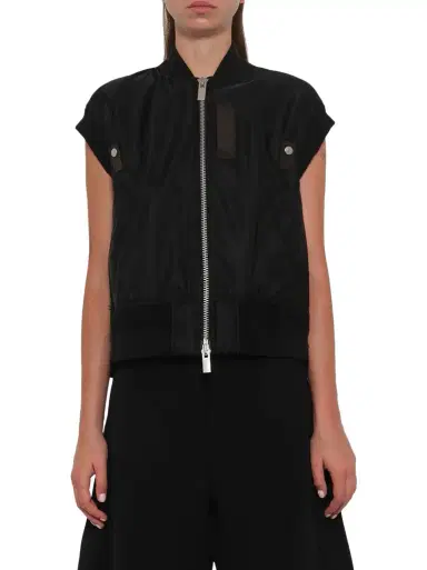 Sacai Nylon Twill Vest | Thumbnail 1 Sacai Nylon Twill Vest | Thumbnail 1