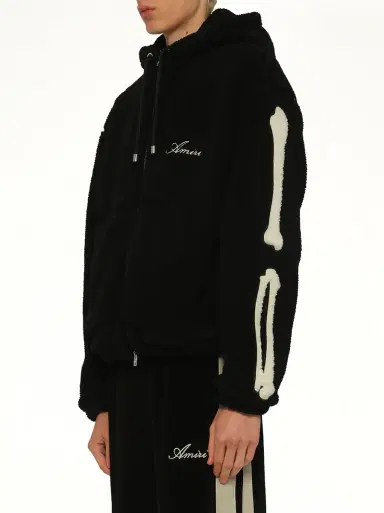 AMIRI Bones Fleece Zip Hoodie | Thumbnail 2 AMIRI Bones Fleece Zip Hoodie | Thumbnail 2