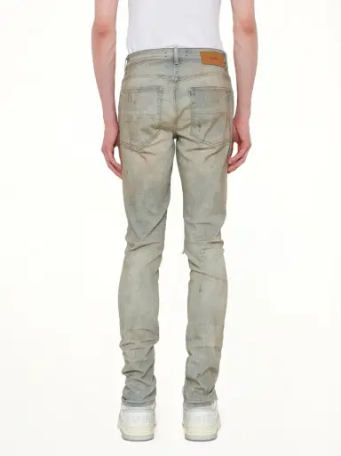 AMIRI Suede Mx1 Jeans in Perfect Antique Indigo Blue | Thumbnail 5 AMIRI Suede Mx1 Jeans in Perfect Antique Indigo Blue | Thumbnail 5