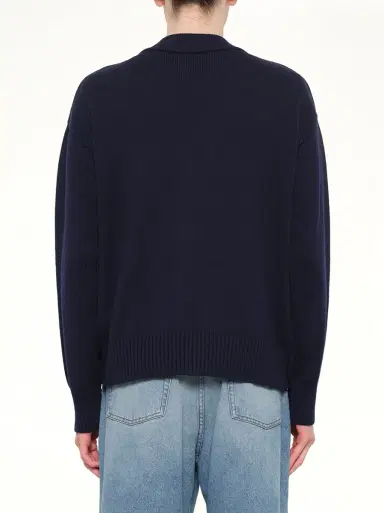 AMI PARIS Contrasted Adc Cardigan | Thumbnail 5 AMI PARIS Contrasted Adc Cardigan | Thumbnail 5