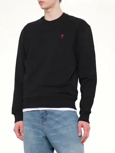 AMI PARIS Red Ami De Coeur Sweatshirt | Thumbnail 6 AMI PARIS Red Ami De Coeur Sweatshirt | Thumbnail 6