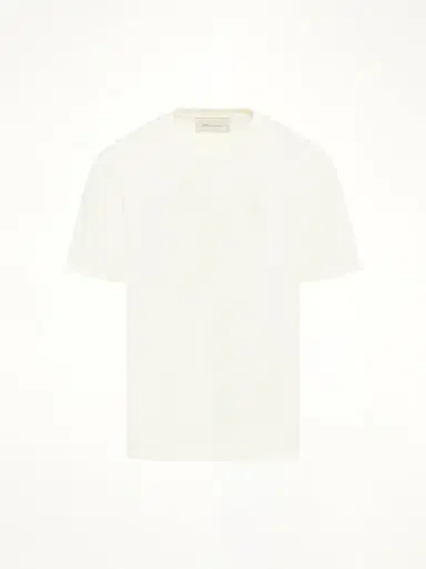 AMI PARIS Big Adc Embossed T-shirt in Cream White | Thumbnail 3 AMI PARIS Big Adc Embossed T-shirt in Cream White | Thumbnail 3
