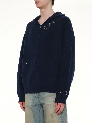 We11Done Rose With Thorns Zip-up Hoodie | Thumbnail 2 We11Done Rose With Thorns Zip-up Hoodie | Thumbnail 2