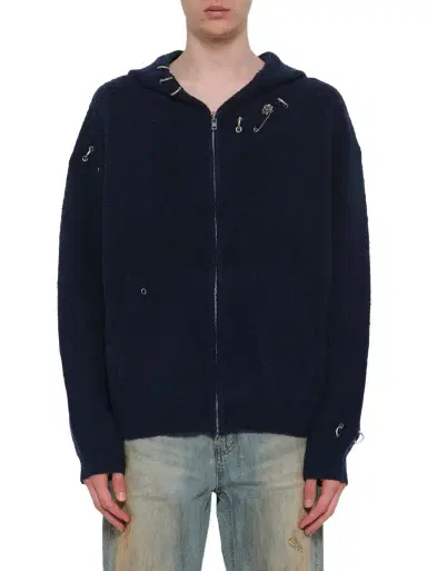 We11Done Rose With Thorns Zip-up Hoodie | Thumbnail 1 We11Done Rose With Thorns Zip-up Hoodie | Thumbnail 1