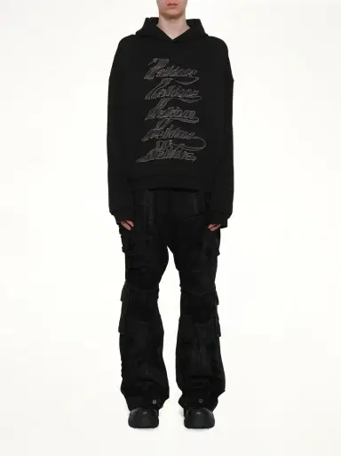 We11Done Ribbon Multi-logo Hoodie | Thumbnail 7 We11Done Ribbon Multi-logo Hoodie | Thumbnail 7