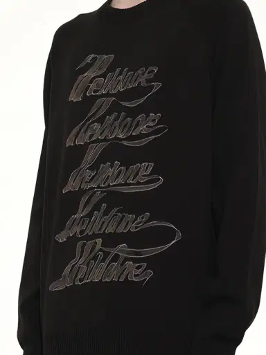 We11Done Multi Logo Print Sweater | Thumbnail 6 We11Done Multi Logo Print Sweater | Thumbnail 6
