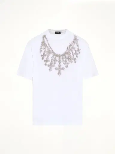 We11Done Cross Necklace T-shirt | Thumbnail 3 We11Done Cross Necklace T-shirt | Thumbnail 3