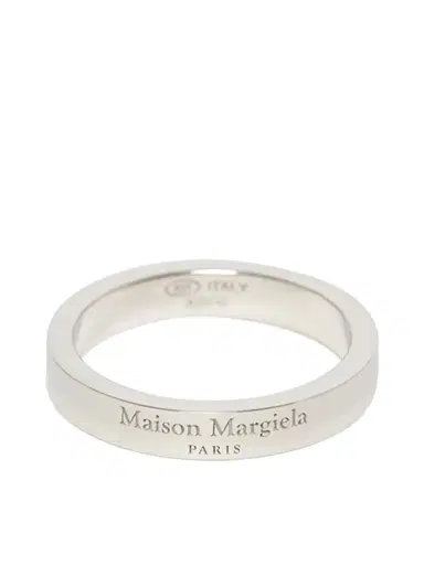 Maison Margiela Logo Reference Ring 4mm | Thumbnail 1 Maison Margiela Logo Reference Ring 4mm | Thumbnail 1