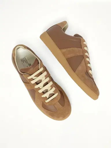 Maison Margiela Replica Leather Sneaker | Thumbnail 4 Maison Margiela Replica Leather Sneaker | Thumbnail 4