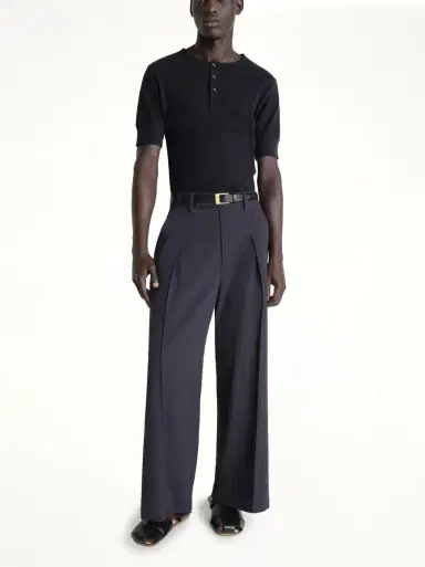 Lemaire Rib Henley Top | Thumbnail 2 Lemaire Rib Henley Top | Thumbnail 2