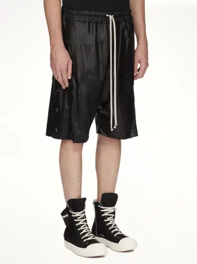 RICK OWENS DRKSHDW Wide Pusher Shorts | Thumbnail 4 RICK OWENS DRKSHDW Wide Pusher Shorts | Thumbnail 4
