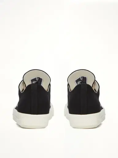 RICK OWENS DRKSHDW Extreme Low Sneaks in Black/milk Black | Thumbnail 5 RICK OWENS DRKSHDW Extreme Low Sneaks in Black/milk Black | Thumbnail 5