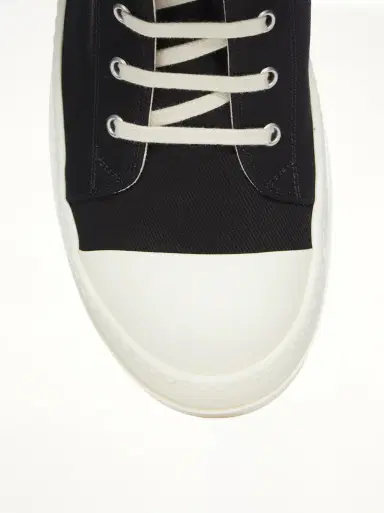 RICK OWENS DRKSHDW Cargo Sneaks in Black/milk Black | Thumbnail 5 RICK OWENS DRKSHDW Cargo Sneaks in Black/milk Black | Thumbnail 5