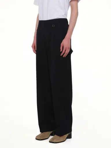 WOOYOUNGMI Wool Pleat Trouser | Thumbnail 2 WOOYOUNGMI Wool Pleat Trouser | Thumbnail 2