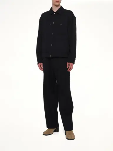 WOOYOUNGMI Wool Pleat Trouser | Thumbnail 4 WOOYOUNGMI Wool Pleat Trouser | Thumbnail 4