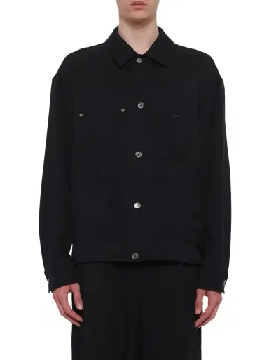 WOOYOUNGMI Wool Button Shirt | Thumbnail 1 WOOYOUNGMI Wool Button Shirt | Thumbnail 1