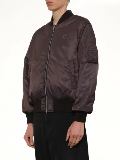 Diesel W-type-d1 Bomber Jacket in Brown Black | Thumbnail 2 Diesel W-type-d1 Bomber Jacket in Brown Black | Thumbnail 2