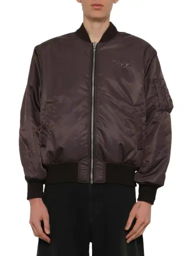 Diesel W-type-d1 Bomber Jacket in Brown Black | Thumbnail 1 Diesel W-type-d1 Bomber Jacket in Brown Black | Thumbnail 1