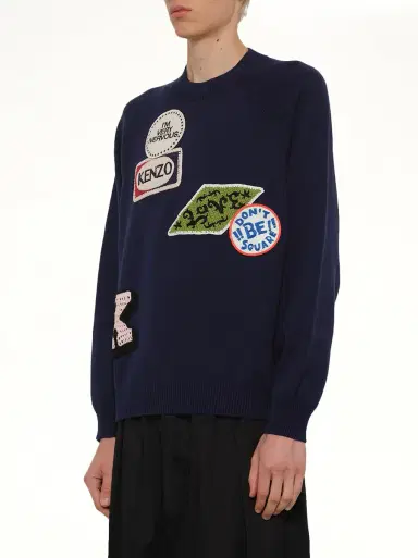 KENZO Kenzo Badges Jumper | Thumbnail 2 KENZO Kenzo Badges Jumper | Thumbnail 2