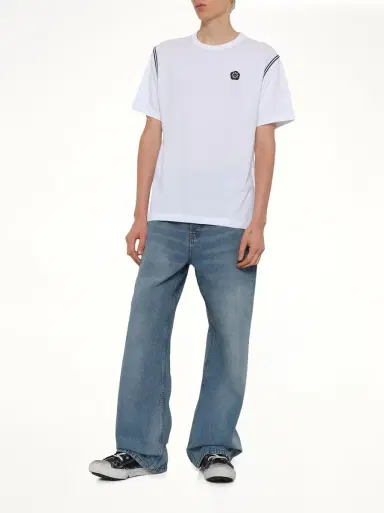 KENZO Gots Boke Flower 2.0 Embroidered Classic T-shirt | Thumbnail 4 KENZO Gots Boke Flower 2.0 Embroidered Classic T-shirt | Thumbnail 4