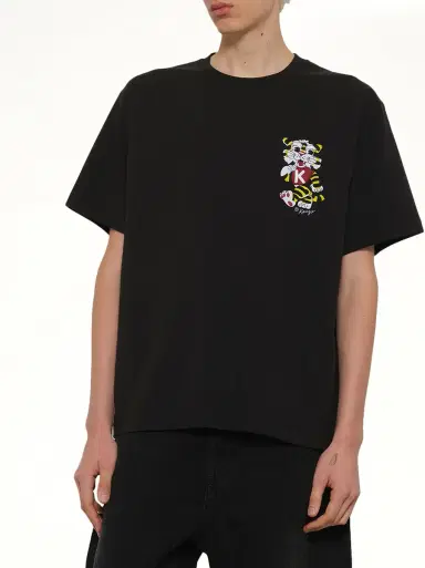 KENZO Gots Kenzo Wild Tiger Embroidered Oversize T-shirt | Thumbnail 6 KENZO Gots Kenzo Wild Tiger Embroidered Oversize T-shirt | Thumbnail 6