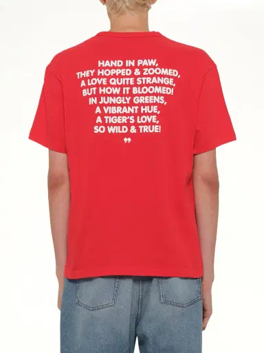 KENZO Kenzo Cartoon Classic T-shirt in Cherry Red | Thumbnail 5 KENZO Kenzo Cartoon Classic T-shirt in Cherry Red | Thumbnail 5