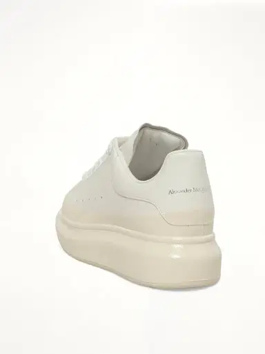 Alexander McQueen Womens Larry Oversized Sneaker in White/tan White | Thumbnail 2 Alexander McQueen Womens Larry Oversized Sneaker in White/tan White | Thumbnail 2