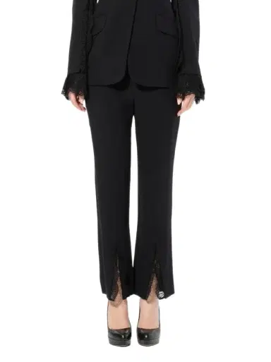 Alexander McQueen Leaf Lace Cig Pants | Thumbnail 1 Alexander McQueen Leaf Lace Cig Pants | Thumbnail 1