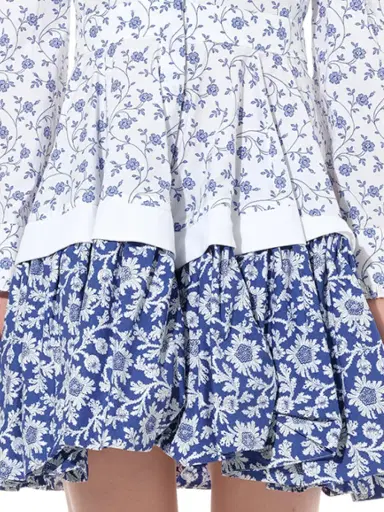 Alexander McQueen Vict Floral Mini Dress | Thumbnail 2 Alexander McQueen Vict Floral Mini Dress | Thumbnail 2