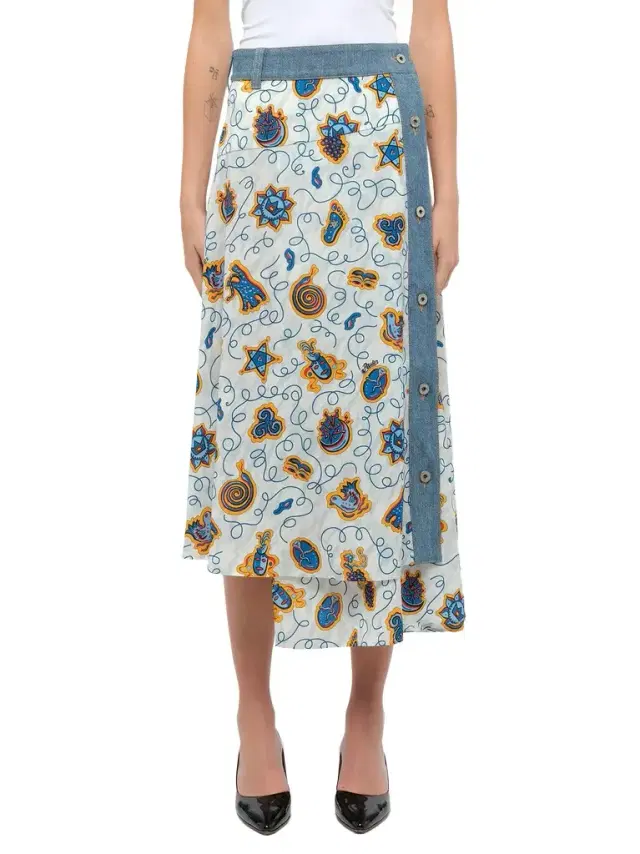 Loewe x Paula Prt Skirt Denim Loewe x Paula Prt Skirt Denim