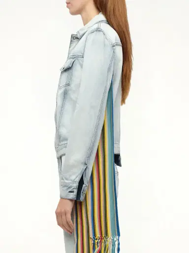Loewe Stripe Band Denim Jacket in L Blue | Thumbnail 5 Loewe Stripe Band Denim Jacket in L Blue | Thumbnail 5