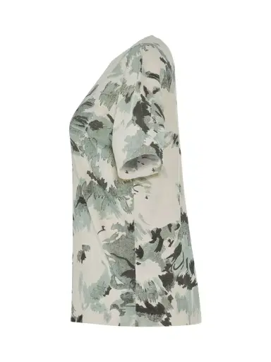Off-White Floral Swimming Logo Regular T-shirt in Multicolorcolor | Thumbnail 2 Off-White Floral Swimming Logo Regular T-shirt in Multicolorcolor | Thumbnail 2