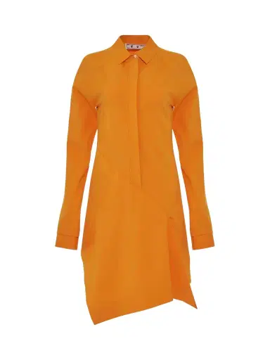 Off-White Jer Short Panel Shirt Dress | Thumbnail 1 Off-White Jer Short Panel Shirt Dress | Thumbnail 1