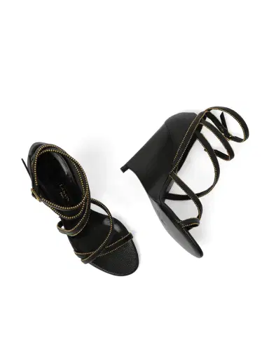Lanvin Wedge Sandal | Thumbnail 4 Lanvin Wedge Sandal | Thumbnail 4