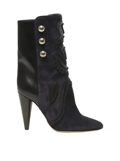 Isabel Marant Liv Boots in Mibk Black | Thumbnail 1 Isabel Marant Liv Boots in Mibk Black | Thumbnail 1