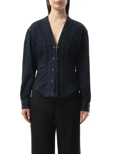 Lanvin Jacket in Indigo Blue | Thumbnail 1 Lanvin Jacket in Indigo Blue | Thumbnail 1