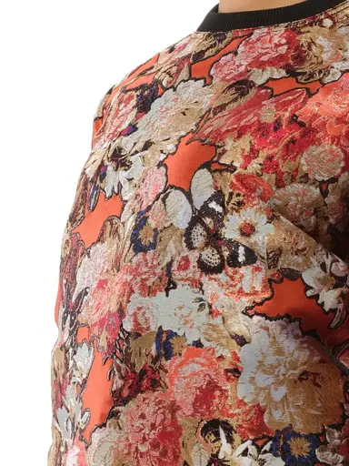Givenchy Flower Sweatshirt in Orange/black Orange | Thumbnail 3 Givenchy Flower Sweatshirt in Orange/black Orange | Thumbnail 3