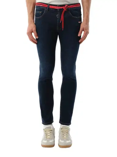 Off-White Skinny Jeans in Bleach Blue | Thumbnail 1 Off-White Skinny Jeans in Bleach Blue | Thumbnail 1