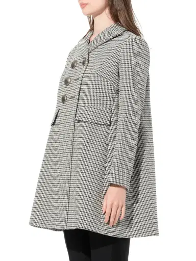 Alexander McQueen Cappotto Coat in Grey/black Grey | Thumbnail 5 Alexander McQueen Cappotto Coat in Grey/black Grey | Thumbnail 5