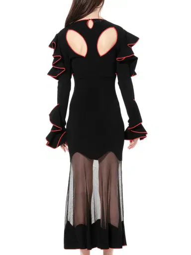 Alexander McQueen Long Sleeve Knit Dress | Thumbnail 6 Alexander McQueen Long Sleeve Knit Dress | Thumbnail 6
