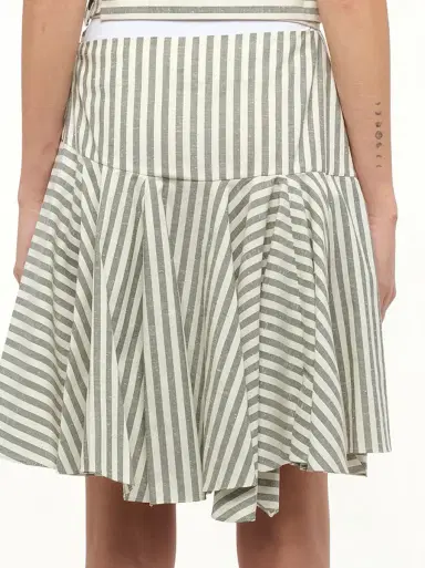 Loewe Stripe Skater Skirt | Thumbnail 2 Loewe Stripe Skater Skirt | Thumbnail 2