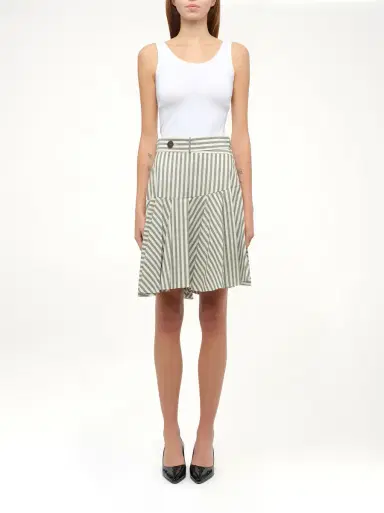 Loewe Stripe Skater Skirt | Thumbnail 4 Loewe Stripe Skater Skirt | Thumbnail 4